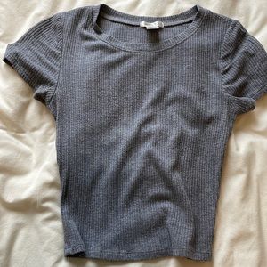 Bozzolo, S, grey crop top.